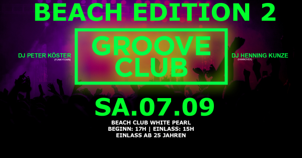 GROOVE CLUB - BEACH EDITION